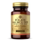 Фолієва кислота Solgar Folate 666 mcg DFE Folic Acid 400 mcg 100 таблеток