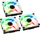 Набір кулерів InWin Aurora RGB-LED 3 шт (4710474945047) - зображення 1