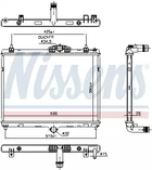 Радіатор охолодження двигуна PEUGEOT 508, NISSENS (606055)