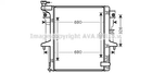 Радиатор охлаждения двигателя MITSUBISHI L200/300, AVA COOLING (MT2203)