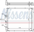 Радіатор охолодження двигуна RENAULT KANGOO, NISSENS (63854A)