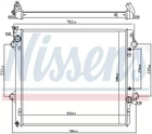 Радиатор охлаждения двигателя LEXUS GX, NISSENS (64661)