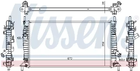 Радіатор охолодження двигуна VOLVO C30, MAZDA 3, NISSENS (62017A)