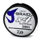 Шнур Daiwa J-Braid X4E 0.17мм 135м Dark Green / (706707 / 12741-017)