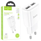 Зарядний пристрій Hoco C88A 2.4Amax 2 USB White (36786)