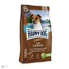 Сухой корм для собак мелких пород Happy Dog Sensible Mini Canada с лососем кроликом и ягненком