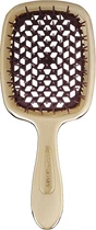 Щетка для волос Superbrush Janeke золотая коричневая серединка