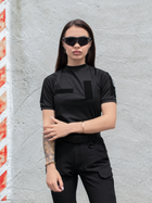 Тактична футболка жіноча BEZET 10331 XL Чорна (ROZ6501032281) - зображення 6