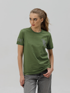 Тактична футболка жіноча BEZET Commando 10111 L Хакі (ROZ6501032312) - зображення 3