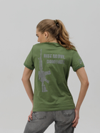 Тактична футболка жіноча BEZET Commando 10111 3XL Хакі (ROZ6501032317) - зображення 4
