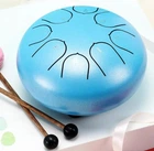 Глюкофон 6" Steel Tongue Drum Avzhezh SD016 Blue