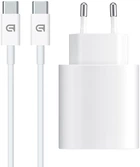 Зарядний пристрій ArmorStandart AMHJ83 20W USB-C + кабель USB-C to USB-C White (ARM77725)