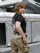 Тактическая футболка женская BEZET Bellona & Нерушимая 10447 L Черная (ROZ6501032348) - изображение 7