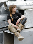 Тактическая футболка женская BEZET Bellona & Нерушимая 10447 L Черная (ROZ6501032348) - изображение 12