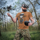 Тактическая футболка M-Tac Drohnenführer Coyote Brown койот 2XL - изображение 12