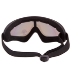 Окуляри захисні маска SILVER KNIGHT Sporit (лінзи-PC, оправа-TPU, колір оправи – чорний) - изображение 3
