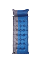 Самонадувний килимок SportVida SV-LN0001 180 x 60 см Blue-Grey (5903949201802) - зображення 4