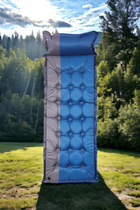 Самонадувний килимок SportVida SV-LN0001 180 x 60 см Blue-Grey (5903949201802) - зображення 9