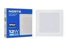 LED светильник точечный NORTE 12W 5000K IP44 квадратный светодиодный Downlight 1-NDP-1626