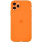 Защитный чехол-накладка Silicone Full Case AA Camera Protect для Apple iPhone 12 Pro Orange (FullAAi12P-52)