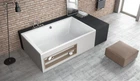 Ванна акрилова ITEA Lux 190x120 з ніжками + сифон R135L WA1-29-190x120US (TM Radaway)