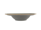 Тарелка Porland Dark Grey фарфоровая для пасты глубокая 260 мм 173925/DG