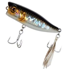 Воблер Jackall Chubby Popper 42F 42mm 3.3g HL Silver & Black