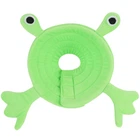 М'який комір-подушка для кішок Lesko DT-613 L Green Frog післяопераційний захисний від вилизування