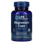 Магний 500 мг Life Extension Magnesium Caps для здоровья сердечно-сосудистой системы 100 вегетарианских капсул