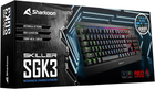 Клавіатура дротова Sharkoon Skiller Mech SGK3 Kailh Red USB Black (4044951019922) - зображення 4