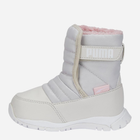 Zimowe kozaki dziecięce dla dziewczynki ocieplane Puma Nieve Boot WTR AC Inf Nimbus 38074608 23 (6UK) Szare (4065449314114) - obraz 3