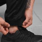 Мужские Брюки рип-стоп с накладными карманами черные размер 2XL - изображение 7