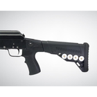 Рукоятка пистолетная для Saiga 12, DLG Tactical (DLG-089 black), цвет Черный, с отсеком и гнездами для ремня - изображение 3