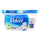 Туалетная бумага Velvet Soft 8 рул 3 слоя 150 отрывов