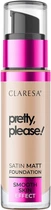 Тональный крем для лица Claresa с матово-сатиновым финишем Pretty, Please! тон 06 Tan 33 г (5903819812695)