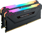 Pamięć Corsair DDR4-3600 16384MB PC4-28800 (Kit of 2x8192) Vengeance RGB PRO Black (840006615682) - obraz 2