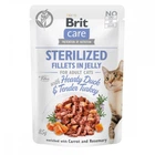 Влажный корм для кошек Brit Care Adult Sterilized Hearty Duck & Tender Turkey с уткой и индейкой 85 г