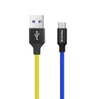 Дата кабель USB 2.0 AM to Micro 5P 1.0m National ColorWay (CW-CBUM052-BLY)