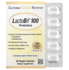 Пробиотики, California Gold Nutrition, LactoBif 100, 100 млрд КОЕ, 30 капсул