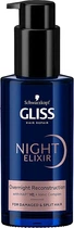 Эликсир для поврежденных волос и секущихся кончиков - Gliss Hair Repair Night Elixir Overnight Reconstruction 100ml (1208930-8609320)