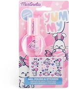 Лак для ногтей и наклейки "Yummy" - Martinelia (n/polish/4ml + n/stickers) (1254104-192410)