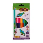 Карандаши цветные ZiBi Kids Line двусторонние 12 шт. 24 цвета (ZB.2463)
