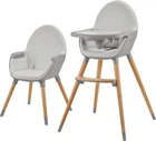 Стульчик для кормления 2 в 1 Kinderkraft Fini 2 Grey (KHFINI02GRY0000) (5902533924509)