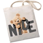 Екошопер Bookopt Nice Teddy Bear бежевий (BK4054)