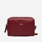 Torebka crossbody damska mała Calvin Klein K60K612274-XAI Bordowa (8720639022861)