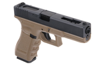 Пістолет WE Glock 18C Gen3. Metal Tan GBB (Страйкбол 6мм) - изображение 4