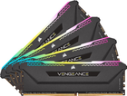 Pamięć RAM Corsair DDR4-3200 32768MB PC4-25600 (Kit of 4x8192) Vengeance RGB Pro SL Black (CMH32GX4M4E3200C16)