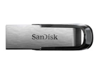 Флеш память флешка SanDisk Ultra Flair 128Gb USB 3.0 Silver-Black (SDCZ73-128G-G46)