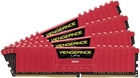 Оперативна пам'ять Corsair DDR4-2133 65536MB PC4-17000 (Kit of 4x16384) Vengeance LPX Red (CMK64GX4M4A2133C13R)