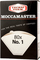 Паперові фільтри Moccamaster №1 80 шт (8712072850903) - зображення 1